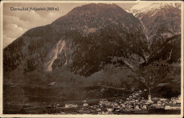 Bad Hofgastein Vorderseite