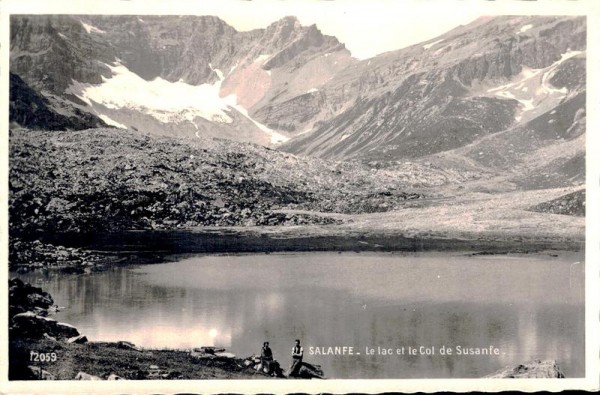 Salanfe - Le lac et le Col de Susanfe Vorderseite