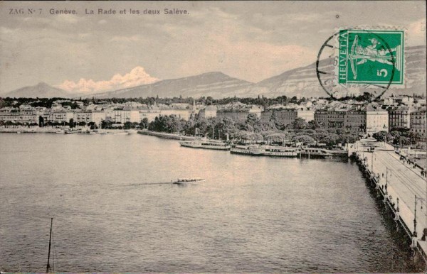 Genève - La Rade et les deux Salève Vorderseite