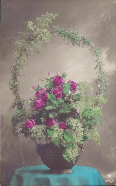 Rosen in Vase Vorderseite