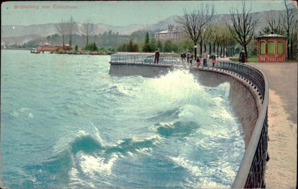 Brandung am Zürichsee Vorderseite