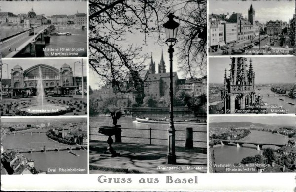 Gruss aus Basel Vorderseite