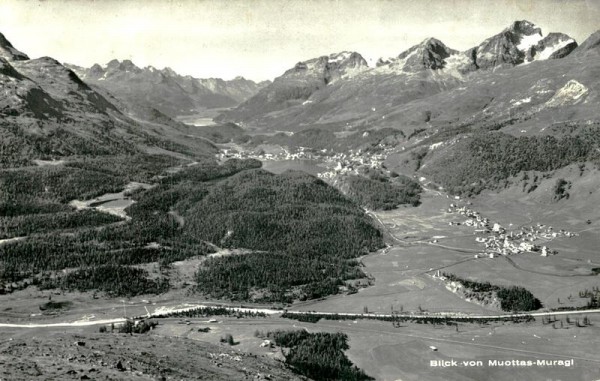 Blick vom Muottas-Muragl Vorderseite