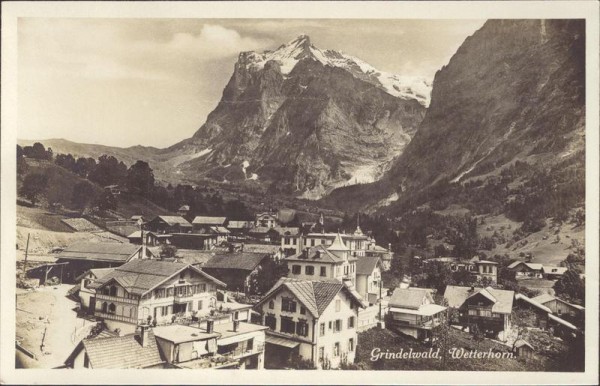 Grindelwald, Wetterhorn. Vorderseite