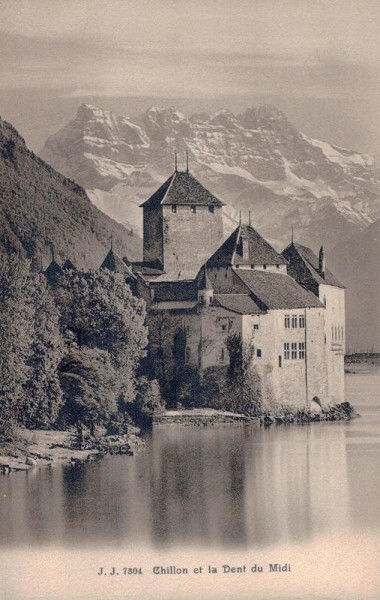 Chillon et la Dent du Midi Vorderseite