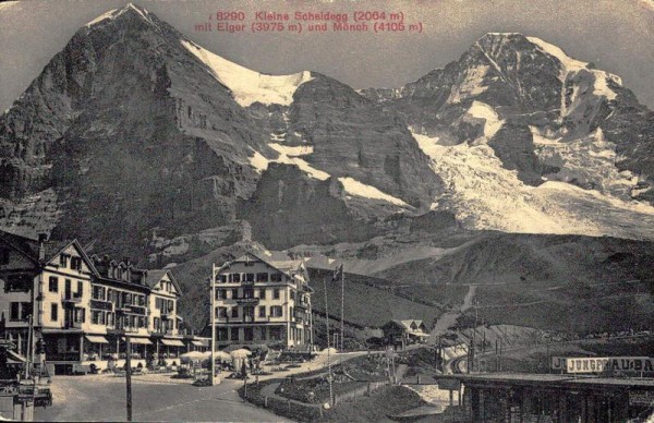 Kleine Scheidegg mit Eiger und Mönch Vorderseite