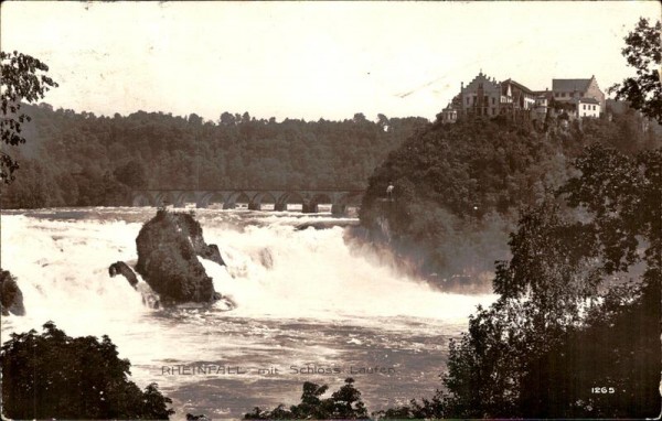 Rheinfall mit Schloss Laufen Vorderseite