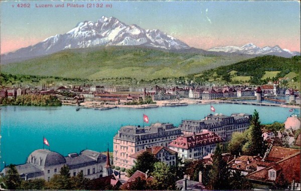 Luzern und Pilatus Vorderseite