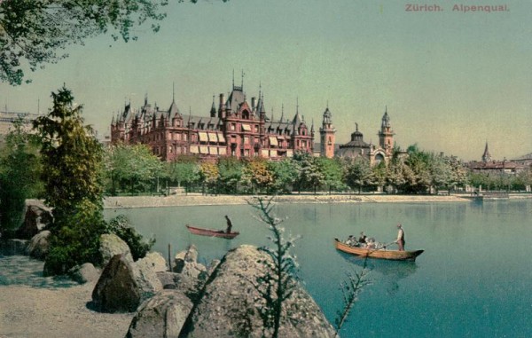 Zürich, Alpenquai Vorderseite