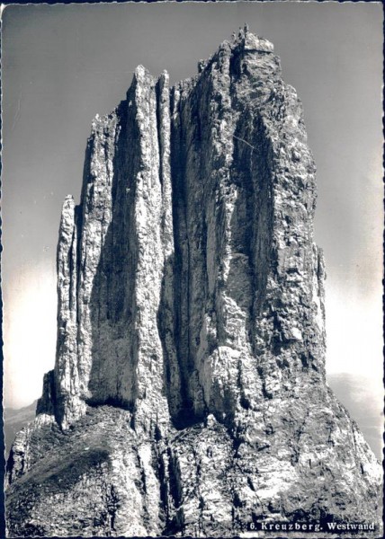 6. Kreuzberg, Westwand, Alpstein Vorderseite