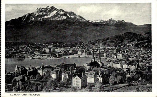 Luzern und Pilatus Vorderseite