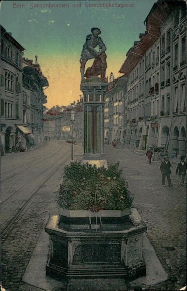 Simsonbrunnen (Bern) Vorderseite