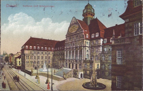 Rathaus und Königstrasse Berlin