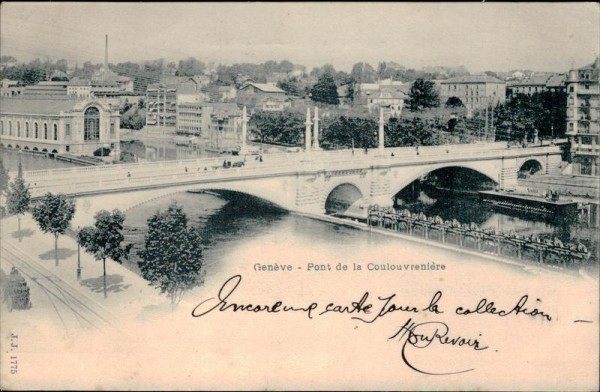 Genève - Pont de la Coulouvrenière Vorderseite
