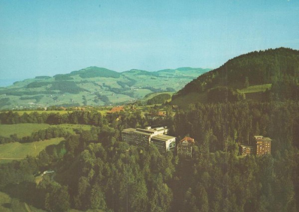Faltiberg, Zürcher Heilstätte Wald ZH - Flugaufnahmen Vorderseite