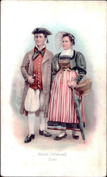 Zürich, Wehntal, Tracht Vorderseite