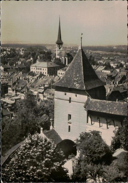 Burgdorf vom Schloss aus. Vorderseite