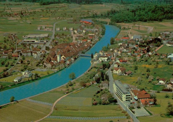 Mellingen AG - Flugaufnahmen Vorderseite