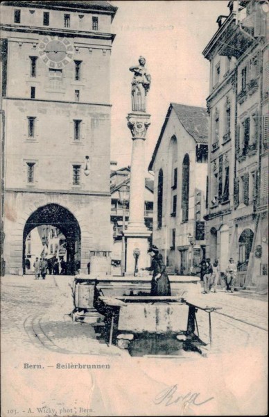 Bern - Seilerbrunnen Vorderseite
