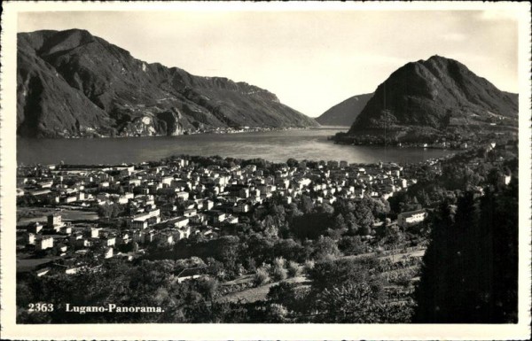 Lugano-Panorama Vorderseite
