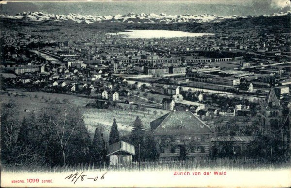 Zürich von der Waid Vorderseite