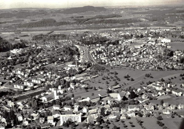 Uzwil SG - Flugaufnahmen Vorderseite
