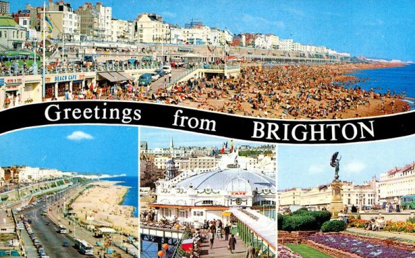 Grettings from Brighton Vorderseite