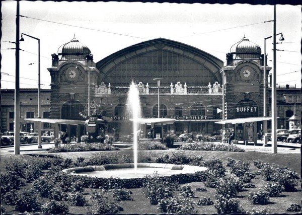 Basel Bundesbahnhof Vorderseite