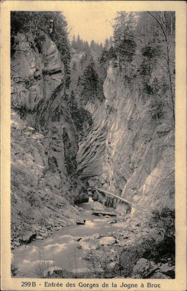 Gorges de la Jogne Vorderseite