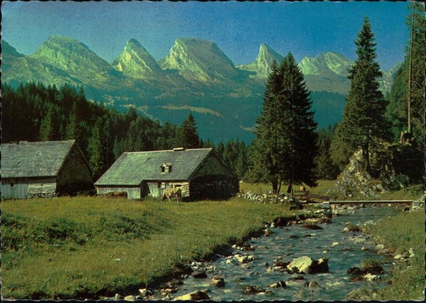 Obertoggenburg, Aelpli mit Churfirsten Vorderseite