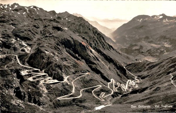 San Gottardo. Val Tremola Vorderseite