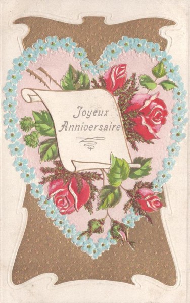 Joyeux Anniversaire Vorderseite
