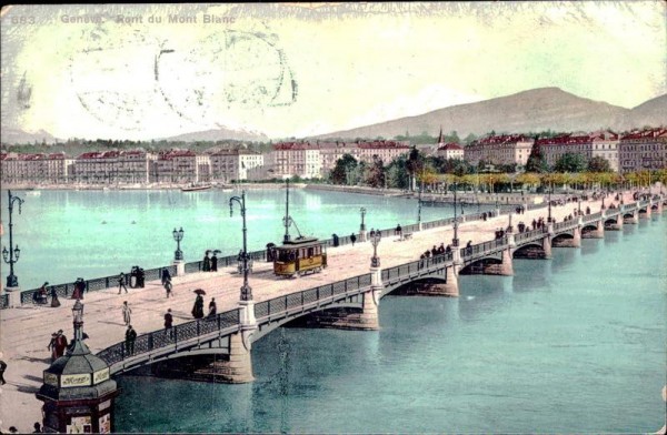 Genève - Ront du Mont Blanc Vorderseite