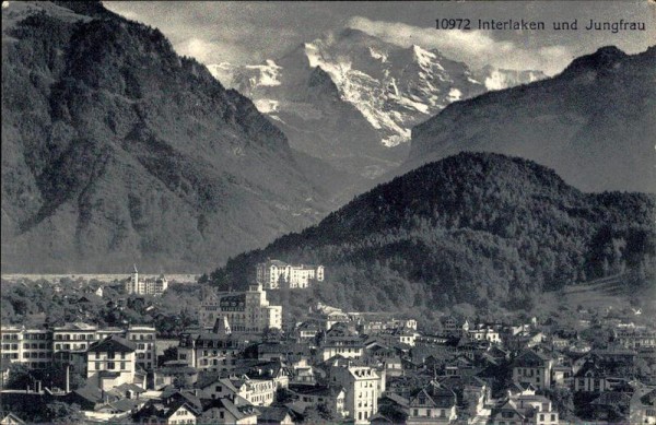 Interlaken und Jungfrau Vorderseite