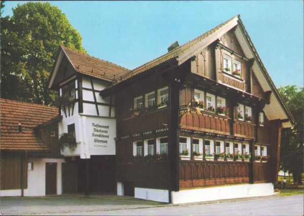 Herisau, Schwänberg, Rest. Sternen Vorderseite