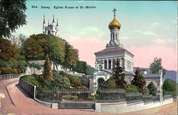 Vevey. Eglise Russe et St.-Martin Vorderseite