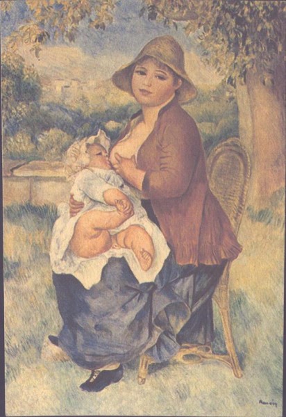 Mutter und Kind, Renoir Vorderseite