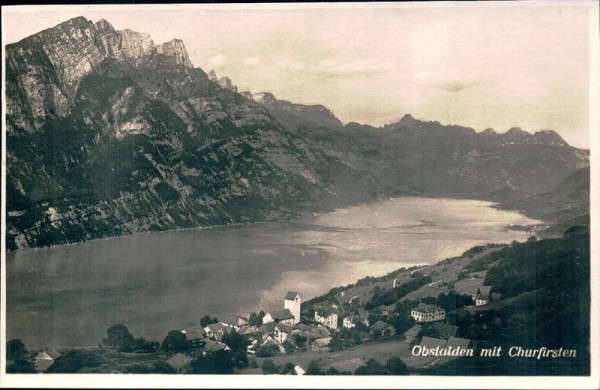 Obstalden mit Churfirsten Vorderseite