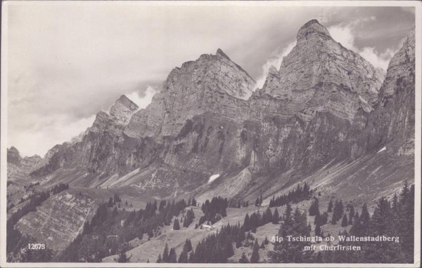 Alp Tschingla, Walenstadtberg Vorderseite