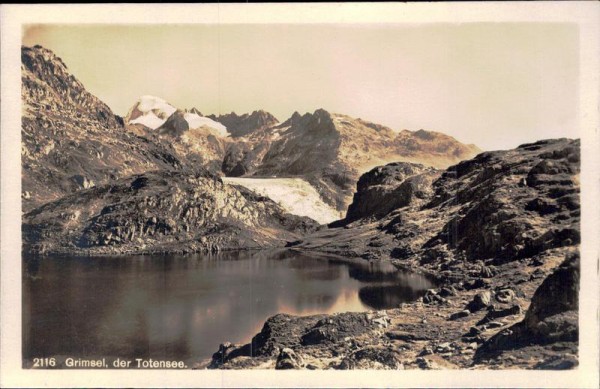 Grimsel, Totensee Vorderseite