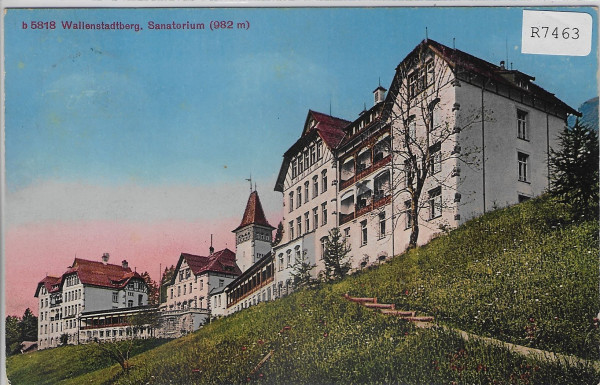 Wallenstadtberg - Sanatorium - Litho