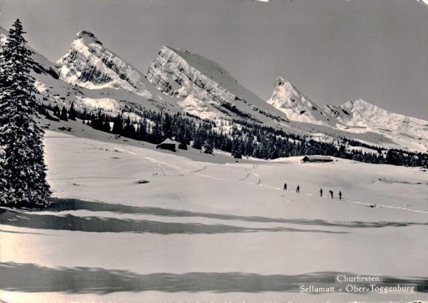 Churfirsten. Sellamatt - Ober - Toggenburg Vorderseite