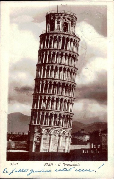 Pisa Il Campanile Vorderseite