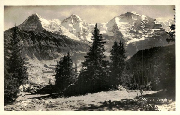 Eiger, mönch, Jungfrau Vorderseite