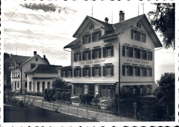 Hotel "Frohe Aussicht", Walzenhausen Vorderseite