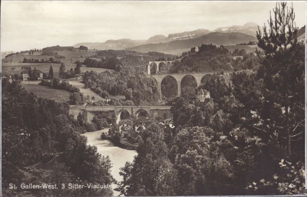 St.Gallen - West, 3 Sitter - Viadukte