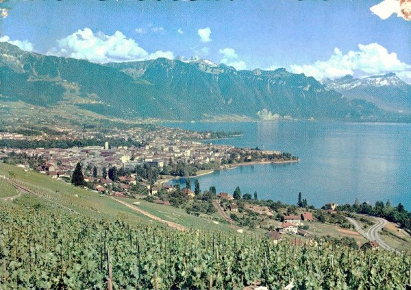 Vevey. La Tour-de-Peilz et les Alpes vaudoises Vorderseite