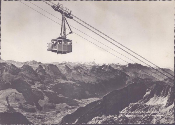 Säntis Schwebebahn Vorderseite