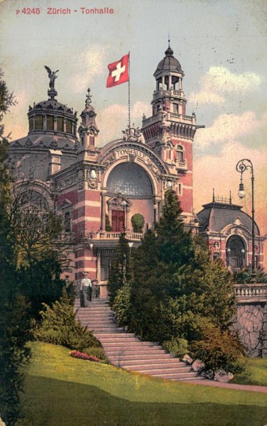 Zürich, Tonhalle Vorderseite
