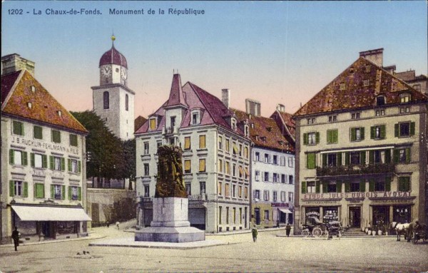 La Chaux-de-Fonds, Monument de la République Vorderseite